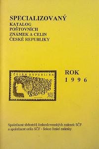 Specializovaný katalog známek a celin České republiky rok 1996