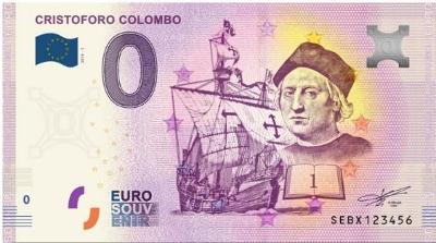 0 euro Kryštof Kolumbus