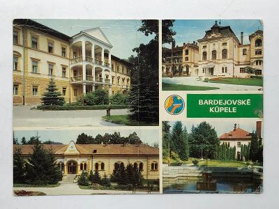 Stará slovenská pohlednice z minulého století BARDEJOVSKÉ KÚPELE
