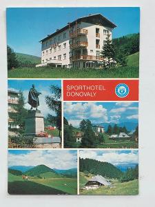 Stará slovenská pohlednice z minulého století NÍZKÉ TATRY DONOVALY