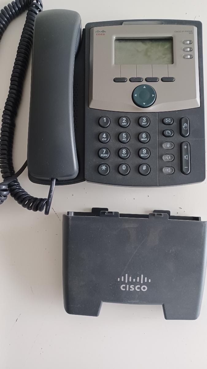 CISCO IP telefon SPA 303 + náhlavní souprava MRD-308 *040 0922 | Aukro