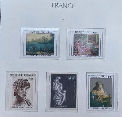 Francie 1982 Mi.2345,50,53,65,2332 jednotlivá vydání