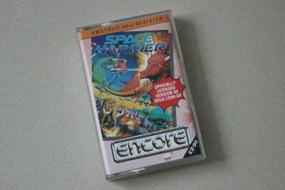 SPACE HARRIER - hra na Amstrad CPC 464 od Encore