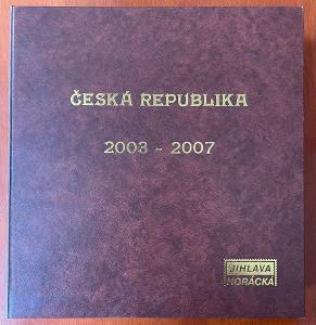 Album Česká Republika 2003 - 2007 oboustranně zasklené včetně desek