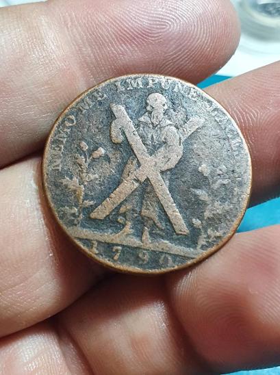Žeton - half penny 1790 Edinburgh  - Sběratelství