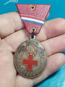 Medaile - chorvatský červený kříž