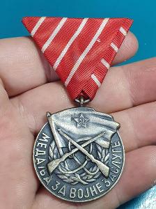 Medaile - Za vojenské zásluhy Chorvatsko 