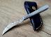 ✅kapesní Damaškový nůž SCYTHE 16 cm ručně vyrobeno + kožené pouzdro - Sport a turistika