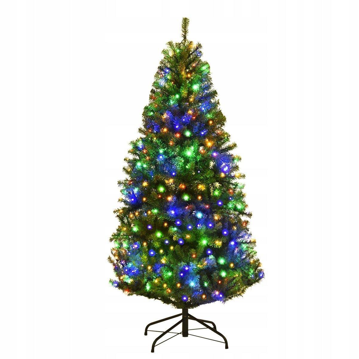 LED umelý vianočný stromček borovice 180 cm - Dom a záhrada