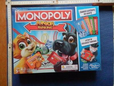 č-4 / Monopoly / Hasbro / junior - Nové-nepoužité-zabalené
