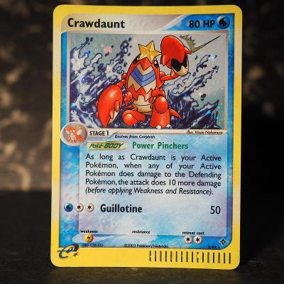 Pokémon Karty - Crawdaunt /Holo/ 3# (Ex Dragon 2003)