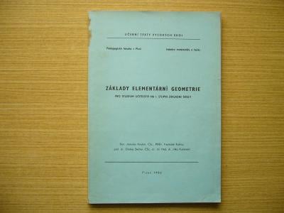 Základy elementární geometrie pro učitelství | 1982 -n