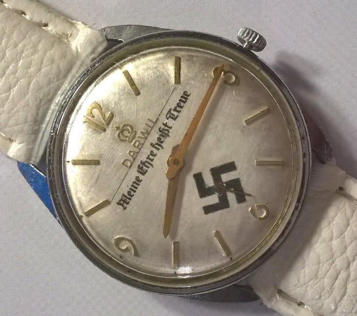 Hodinky svastika a Meine Ehre heisst Treue Waffen SS? 37x43mm Funkcni  - Šperky a hodinky