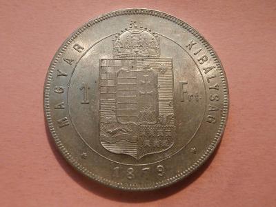 1 Zlatník / 1 Forint 1879 KB , TOP STAV !!!