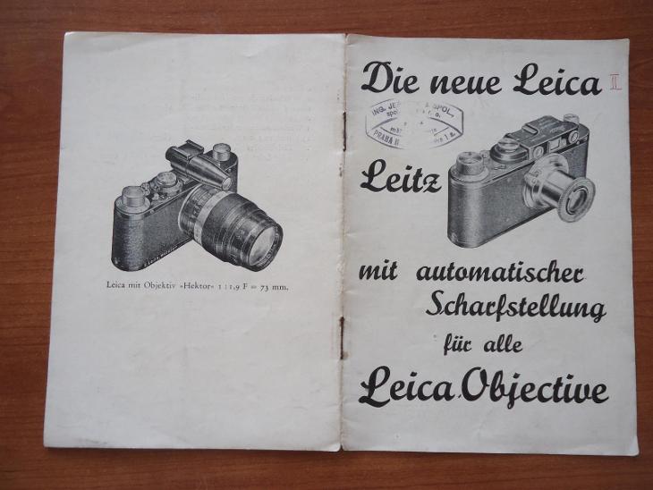 Die neue Leica "LEITZ" mit automatischer Scharfstellung für alle Leica - Knihy a časopisy