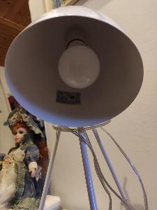 stolní lampa - bílá malá