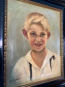 C. Specht - portrét chlapca