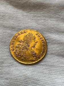 Josef II. zlatý dukát 1780 G - Sedmihradsko, Velká Baňa 