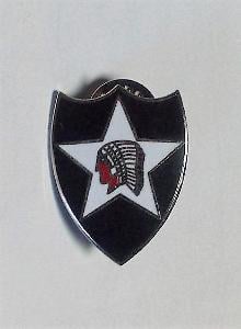 Odznak (pins) 2nd infantry division US