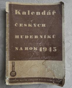Kalendář Českých hudebních skladatelů na rok 1945 