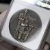 Střelecká medaile Baden 1911 - NGC AU58 - Krásný kus!  - Numismatika
