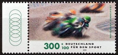 DEUTSCHLAND: MiNr.2034 Motorcycles 300pf+100pf, Racing Sp., LK ** 2000