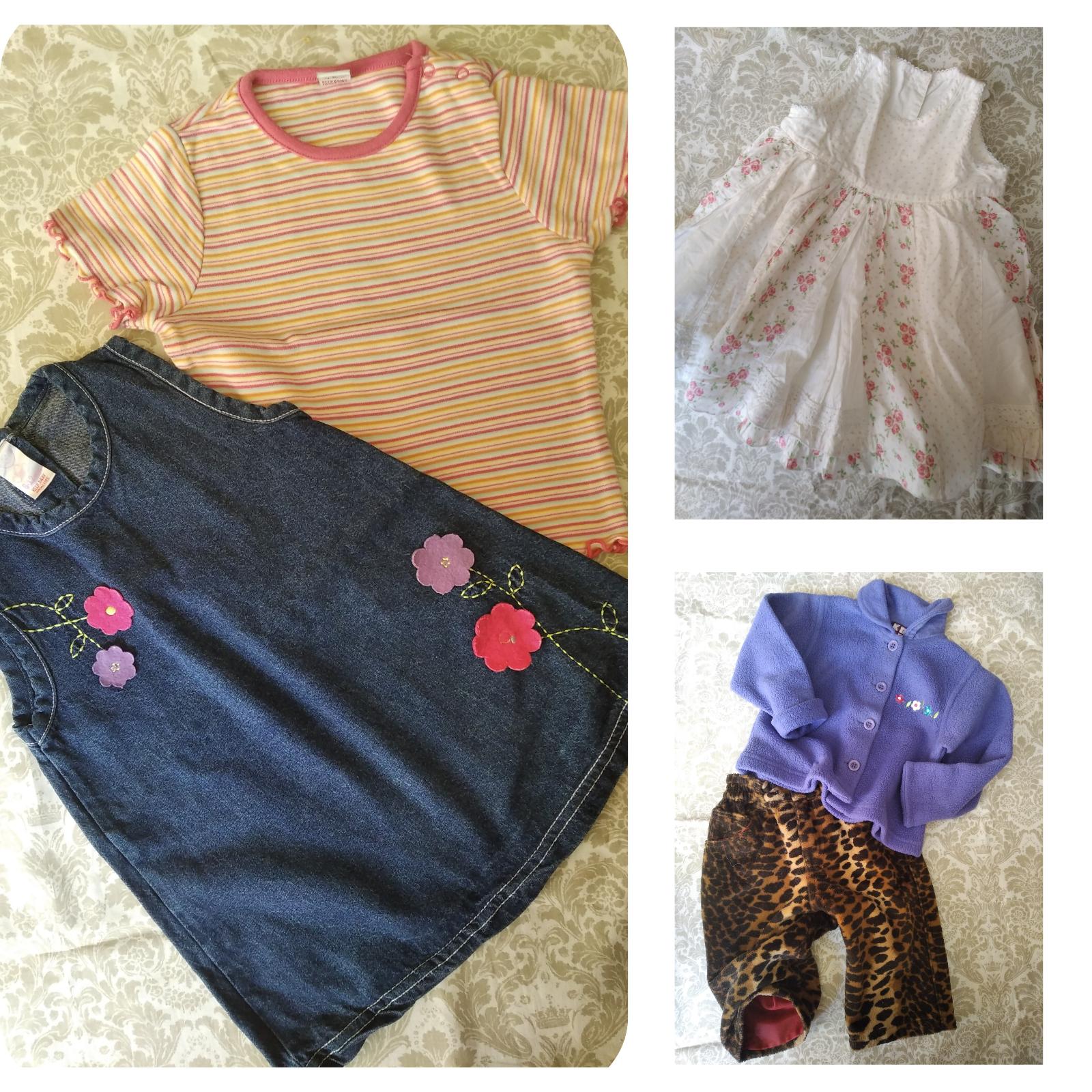 Balík oblečení mix holka 1-2 roky -27 kusů  - Dětské sety oblečení