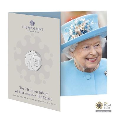 Royal Mint 50p Alžběta II. - Platinové jubileum 2022
