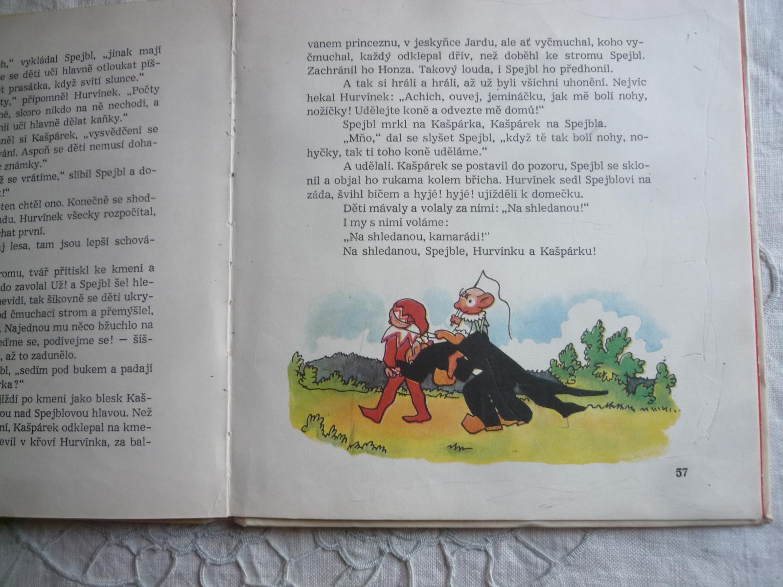Veselá dobrodružství Kašpárka,Spejbla,Hurvínka - il.J.Skupa-1.vyd.1968 - Knihy