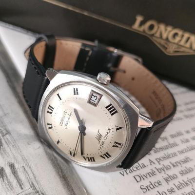 Jedinečné automatické hodinky sign. LONGINES ULTRA-CHRON Swiss /etuje