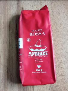 italská mletá káva Qualita Rossa 250g na tureckou kávu