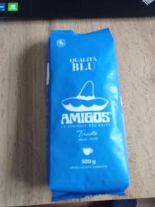 italská zrnková káva Blue modrá 500g