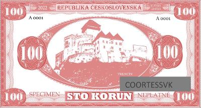 Československo 100 korun (súkromné vydanie)