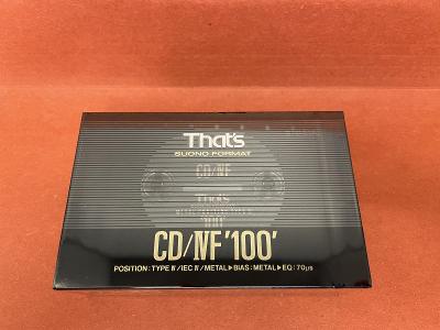 MC kazety THAT'S CD/IVF 100 (METAL)