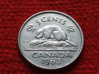 Kanada 5 cent 1963
