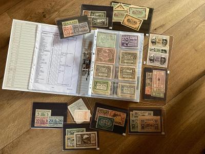 Velký soubor bankovek - nález po sběrateli krásné kousky  350 kusů !!!