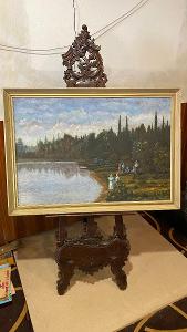 St. obraz - na černém jezeře, ruský autor č:6081