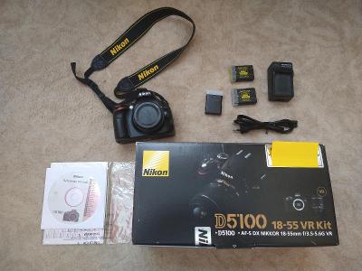 Nikon D5100 - tělo + příslušenství