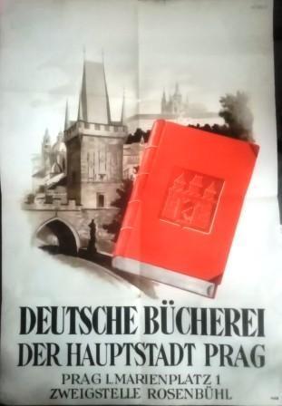 2. sv. válka - Německo - velký plakát Německé knihovny