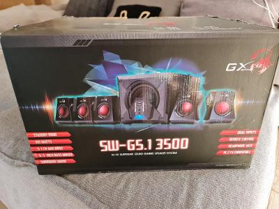 Reproduktory GX gaming - Skvělý zvuk, jako nové + kabel k počítači