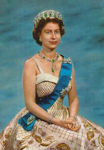 Alžběta II. královna Spojeného království, 7x pohlednice