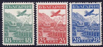 Bulharsko 1932 ✈, **/* / Mi. 249-51 , komplet , letecké , /BL/