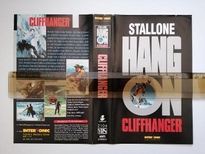 VHS obal: Cliffhanger (1993), Sylvester Stallone