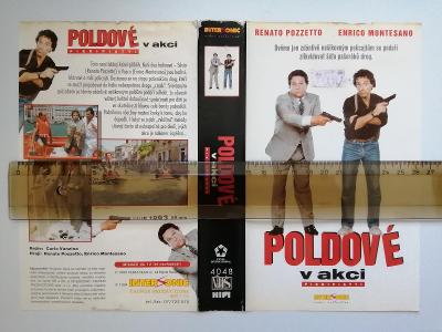 VHS obal: Poldové v akci (1991), Renato Pozzetto
