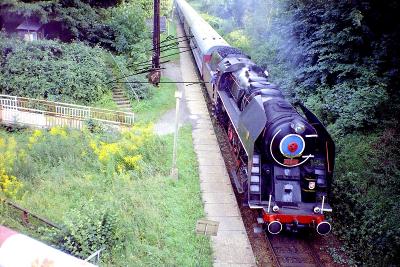 parní lokomotiva, vlak, 1995