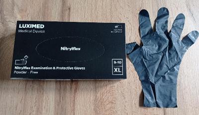 jednorázové rukavice  100ks vel L nitrylflex