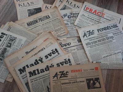 Cca 30ks válečných novin 1938-45