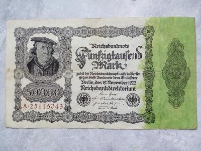 50000 marek 1922 