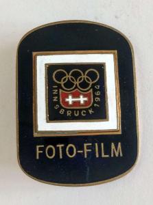Odznak účastníka olympijských her Innsbruck 1964, Rakousko, Foto-Film