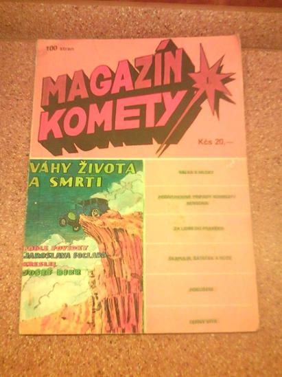 Magazín Komety č.1 - Knihy a časopisy